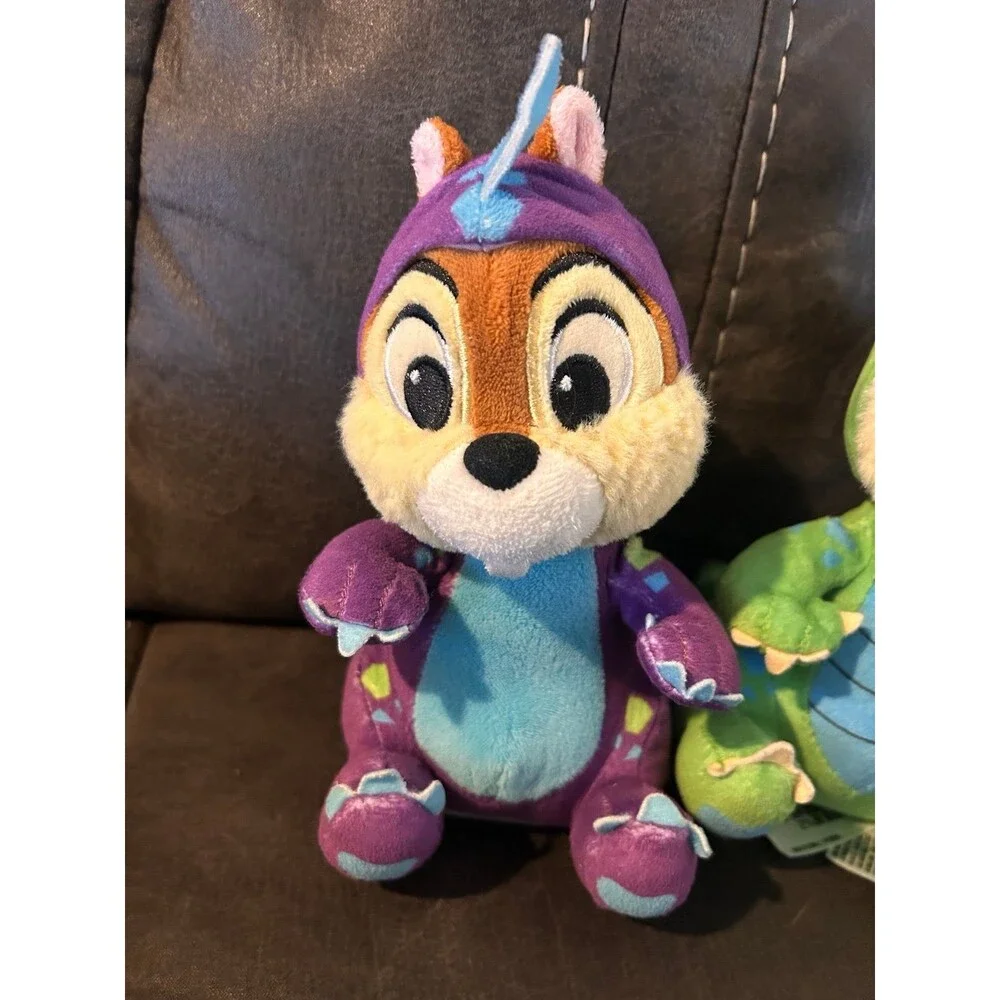 Disney Chip & Dale dinosaur plush